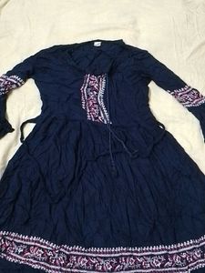 Blue Short Dress
