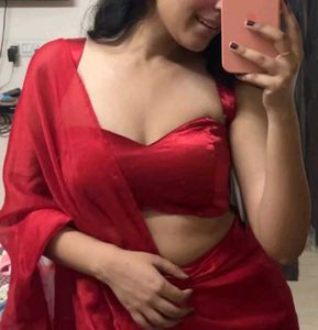 Satin Silk Padded Drawstring Broad Neck Blouse