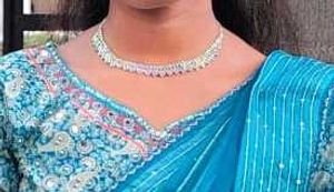 Sparkling Rhinestone Necklace &amp; Earring Set