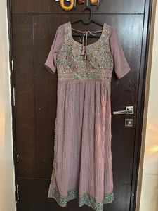 Embroidered Anarkali Dress (Nayara Cut)