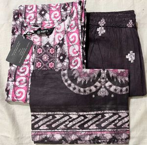 Point 8 Kurta Set Deeptex