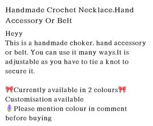 Handmade Crochet Choker
