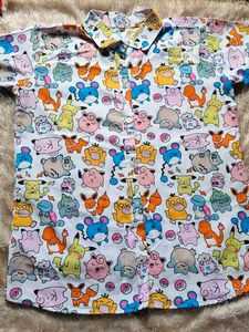 Pokemon Button-Up Shirt