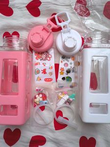 2 Kawaii Water Bottles🎀