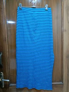 Long Straight Skinny Skirt