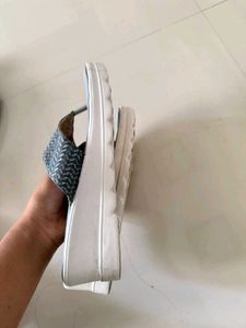 Gray Thong Sandals - Size 7