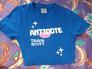 Travis Scott &#34;Antidote&#34; Crop Fitted Tee Bundle