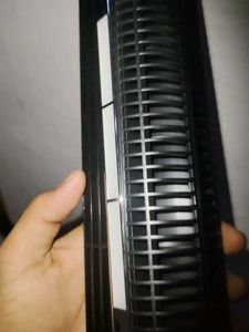 USB Tower Fan &amp; Light - Portable Cooling
