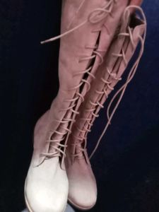Lace-Up Over-the-Knee Boots