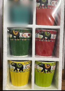 New Bohemian Colorful Ceramic Cups