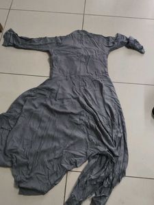 Gray Asymmetrical Dress