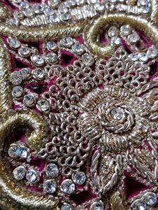 Pure Zardozi Wedding Saree