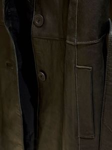 Vintage Genuine Leather Trench Coat