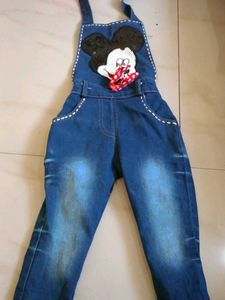 Mickey Mouse Denim Overalls