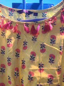 Yellow Floral Kurta