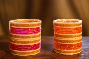 Trendy Colorful Plastic Bangles Pack Of - 2