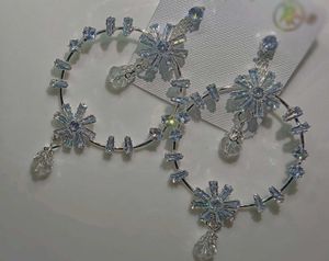 Vembley Korean Silver-plated Floral Stone earrings