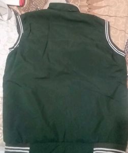 Sleeveless Green Jacket