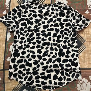 Animal Print Casual T-Shirt