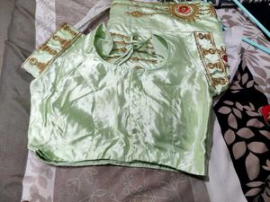 Satin Lahnga Choli