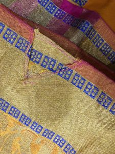 Yellow Saree With Blouse 5.5 Meter