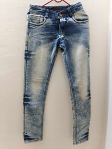 Acid Wash Denim Jeans