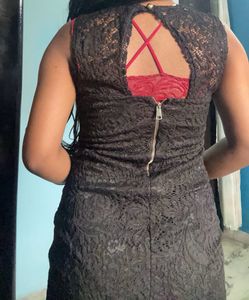 Black Lace Bodycon Dress