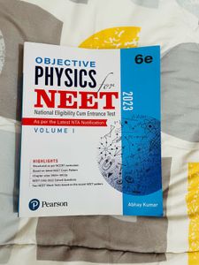 Objective Physics for NEET Volume 1