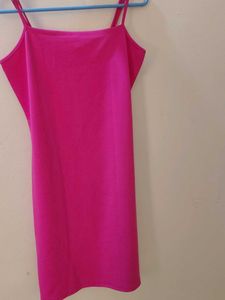 Pink Bodycon Mini Dress
