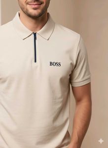 BOSS Beige Polo Shirt