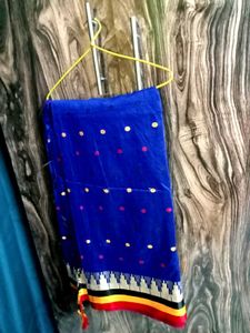 Tant saree with doi buta Bengali sare