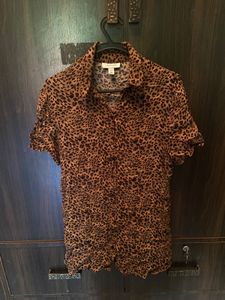 Leather Buttoned Dress