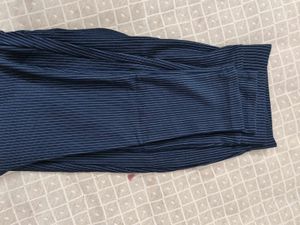 Striped Wide-Leg Pants
