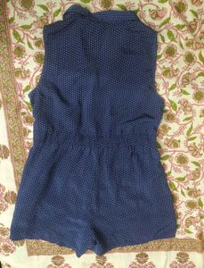 A Polka dot jumpsuit