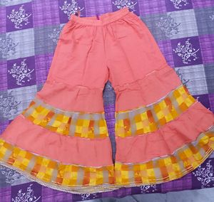 Frock Plazo Suit Dupatta Set