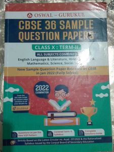 OSWAL Cbse 36 Sample Question Papers