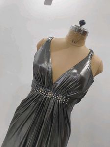 Elegant Silver Gown