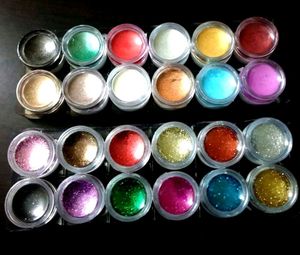 24 Set Of Eye shadow Glitter And Shimmer