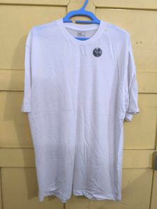 White Solid T-Shirt