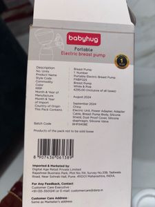 Baby Hug Portable Electric Breast Pump