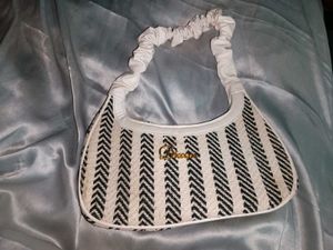 Chic Striped Shoulder Bag