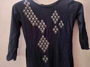 Dark Blue Kurta