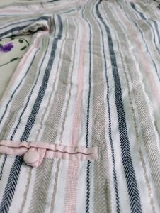 White Knee-Length Kurta