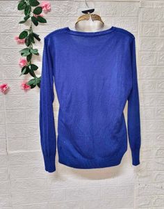 Size S/M/L🎁Buy 2 Get 1 Free 🎁Blue Knit Sweater