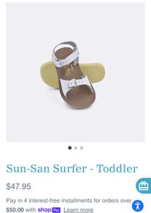 American Brand Saltwater Size7(2-3yr)