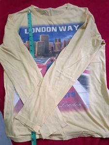 printed T.shirt Full Sleeve Good Condition