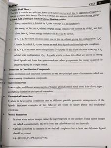 CLASS-12 CHEMISTRY CBSE BOOKLET PART:I &amp;II