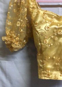 Gold Embroidered Blouse