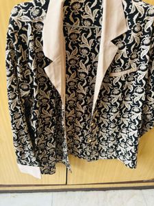 Vintage Paisley Print Blazer