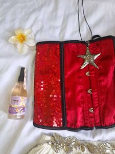 Sequin Corset belt